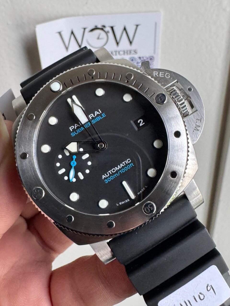 PAM1229 Y VSF 1:1 Best Edition Black Dial on Black Rubber Strap P900 - Image 3