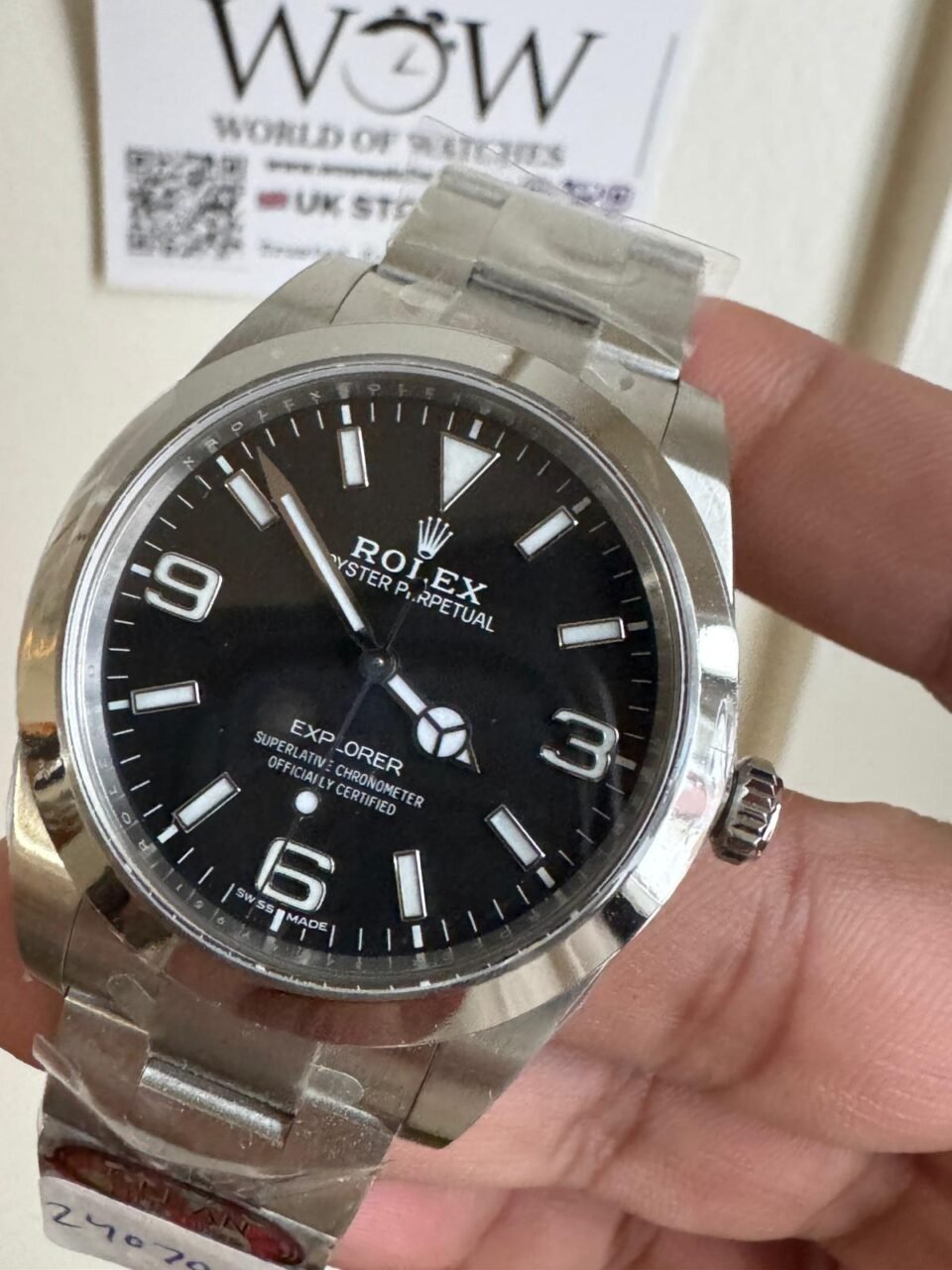 Explorer 224270 40mm 904L SS Clean 1:1 Best Edition Black Dial on 904L SS Bracelet 3230 - Image 3