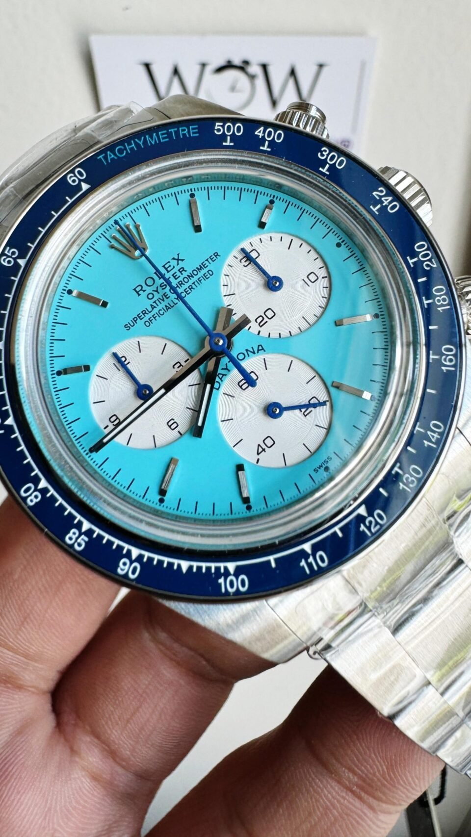 Daytona SS ADGF Best Edition Ice Blue Dial on SS Bracelet SA4130 - Image 2