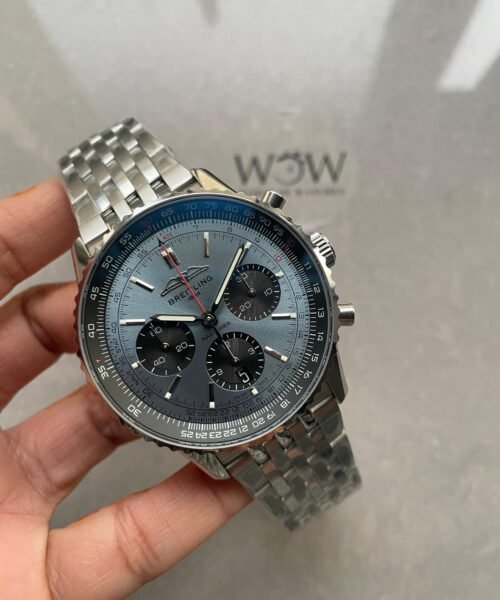 Navitimer 01 1:1 SS Blue Dial on Steel Strap A7750 BLS Factory