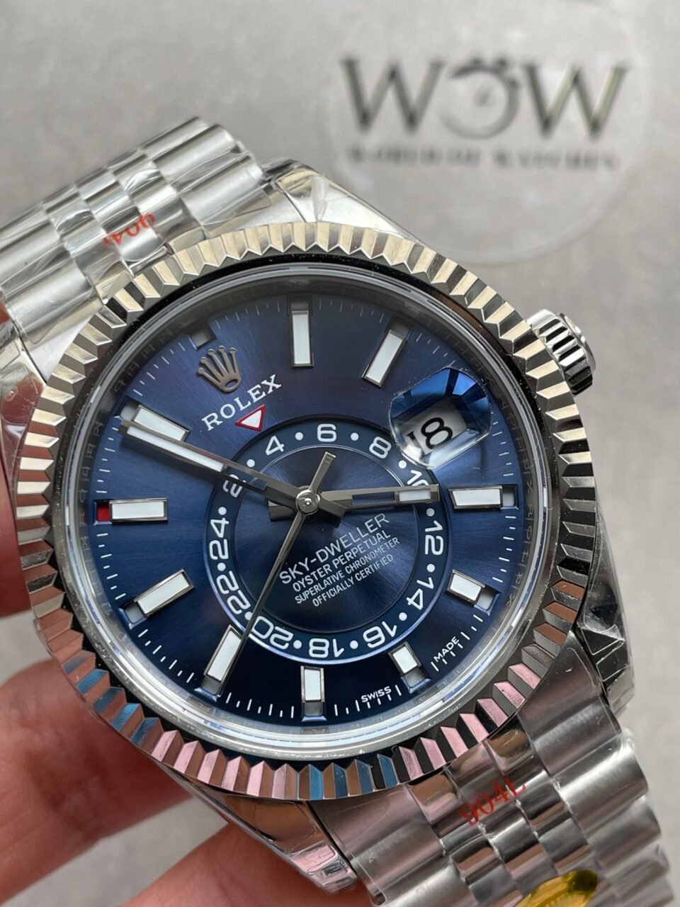 Sky-Dweller 326935 SS Blue Dial on SS Jubilee Bracelet Noob Asian 23J - Image 2
