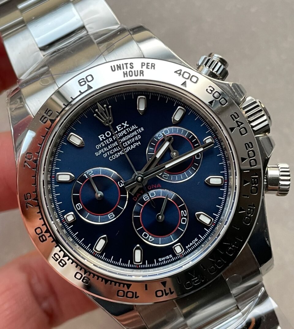 Daytona 116509 BTF 1:1 Best Edition 904L SS Case and Bracelet Blue Dial SA4130 - Image 2