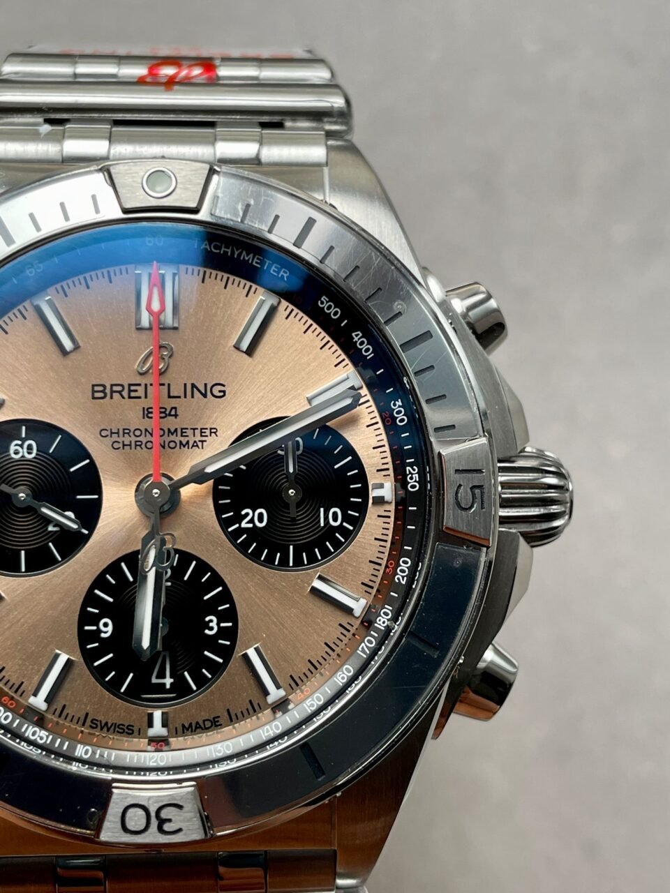 Chronomat SS  Copper dial Two Tone Bracelet Watch GF Factory 7750 movement - Image 7
