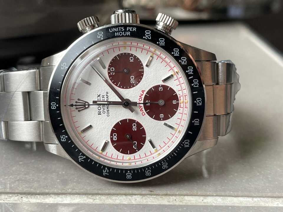 Daytona 116500 1:1 Best Edition JKF 904L SS Case and Bracelet White and brown Dial JK Factory - Image 7