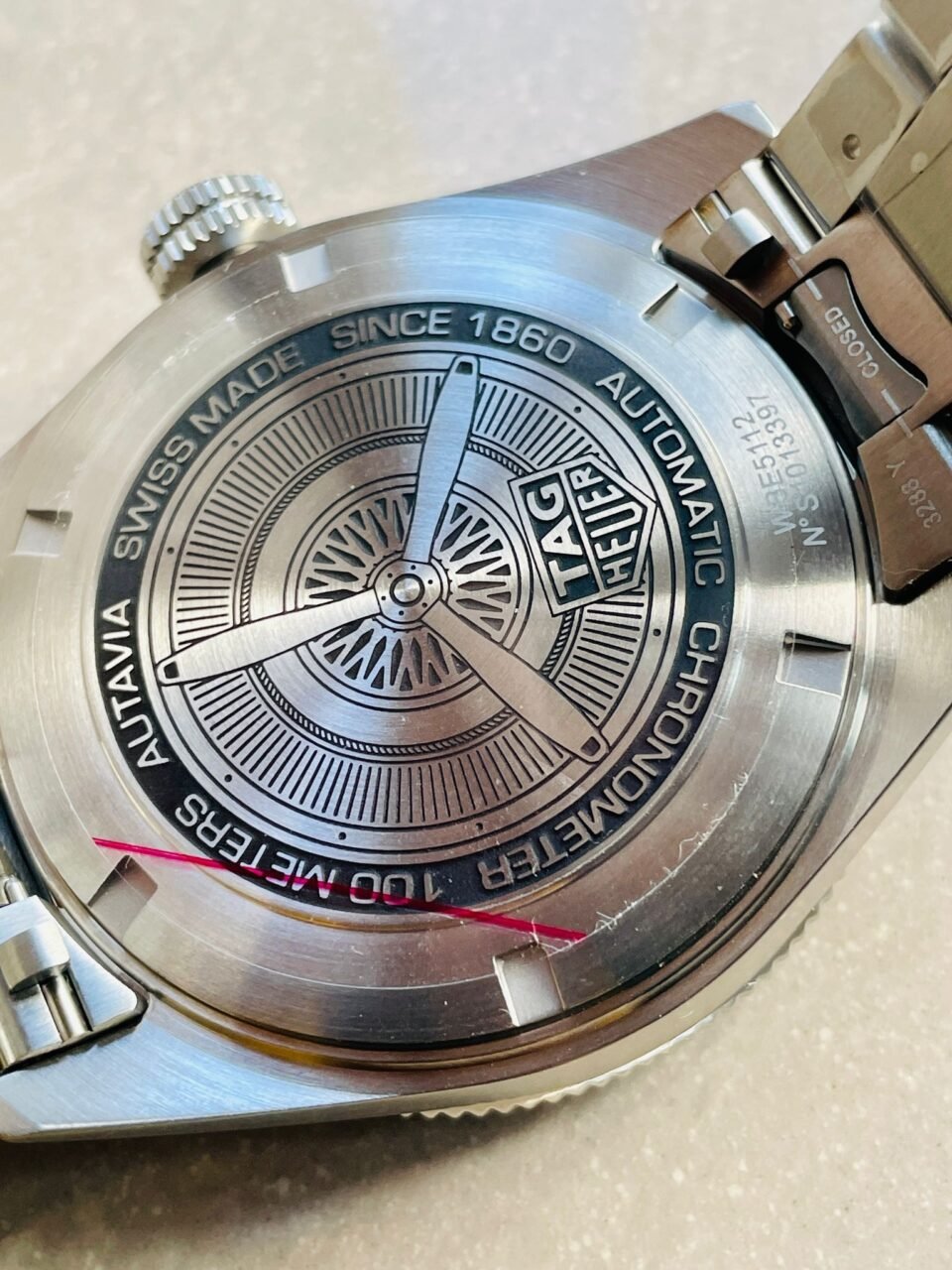 Autavia WBE5116 OGF 42mm SS KOR 1:1 Best Edition Blue Dial on SS Bracelet SW200 - Image 10
