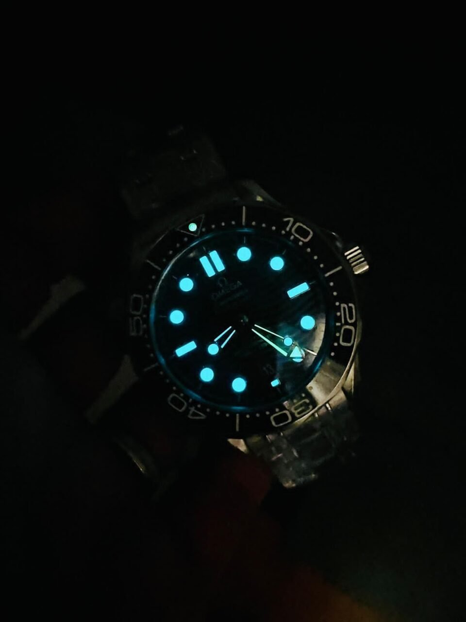 Seamaster Diver 300M SS/Green Ceramic Bezel ORF 1:1 Best Edition Green Dial on SS Bracelet A8800 - Image 9