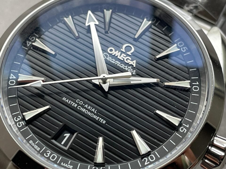AQUA TERRA 150M MASTER CHRONOMETERS VSF 1:1 BEST EDITION BLACK DIAL SILVER SECOND HAND ON SS BRACELET A8900 - Image 7