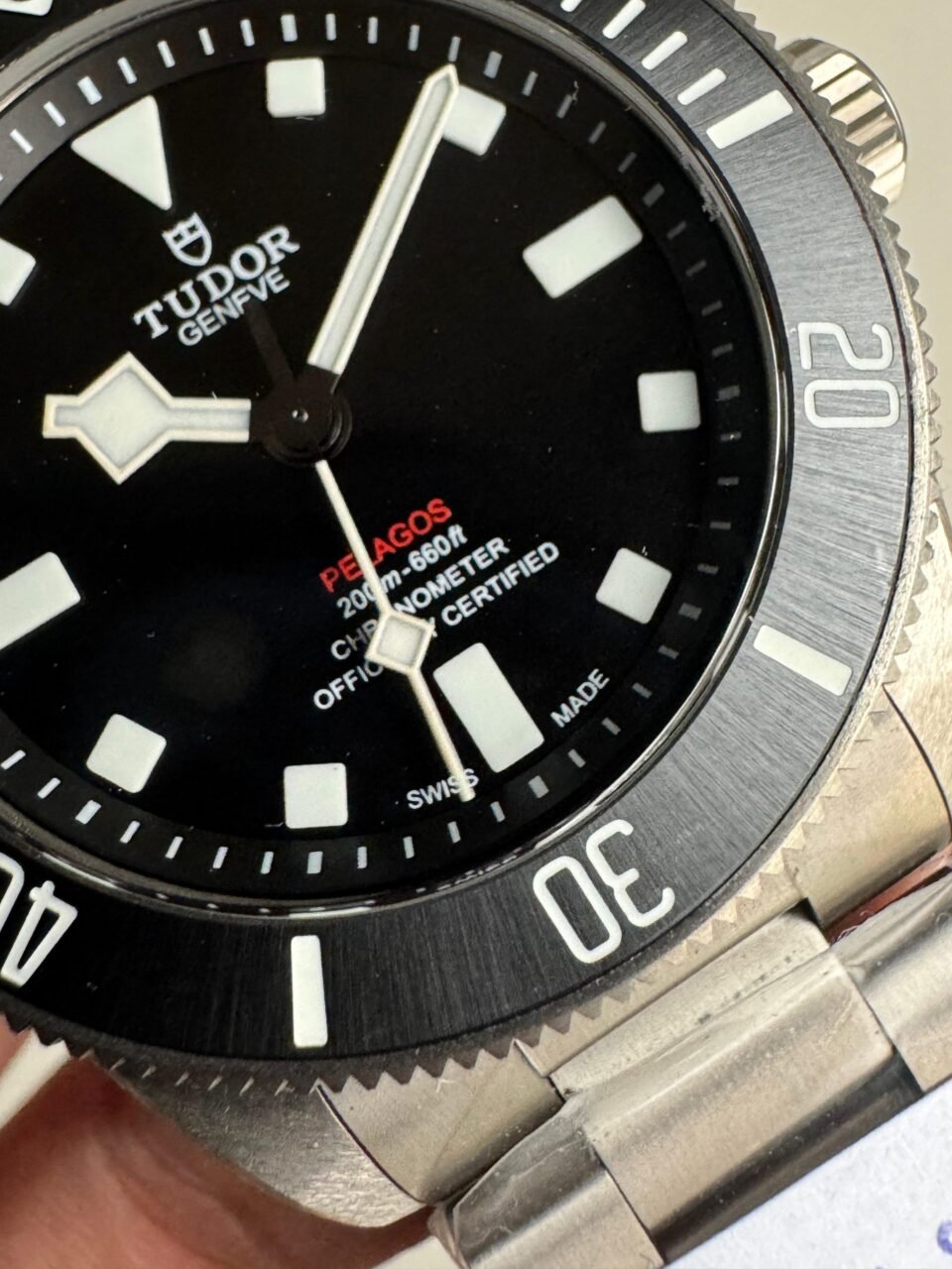 Pelagos 39mm Titanium ZF 1:1 Best Edition Black Dial on Titanium Bracelet A2824 - Image 4