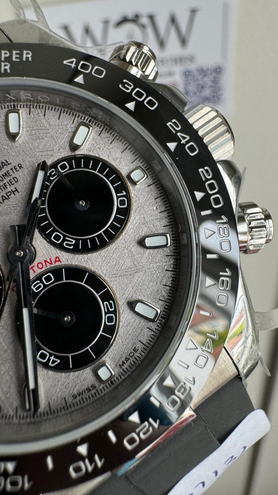 Daytona 116519 QF 1:1 Best Edition Meteorite Dial on Oysterflex Strap SH4130 V3 (Gain Weight) - Image 3