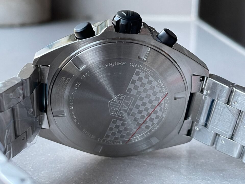 TAG Formula 1  Chronograph CAZ101AH.BA0842 43mm OGF SS Strap Grey orange dial - Image 10