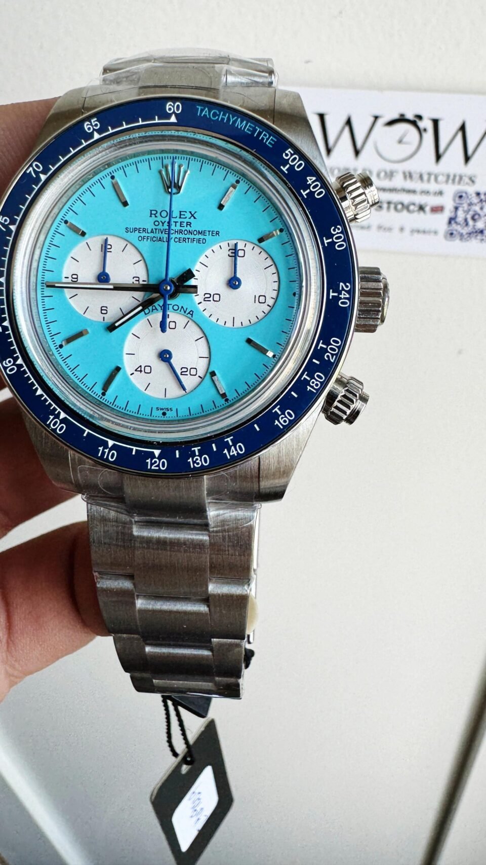 Daytona SS ADGF Best Edition Ice Blue Dial on SS Bracelet SA4130 - Image 3