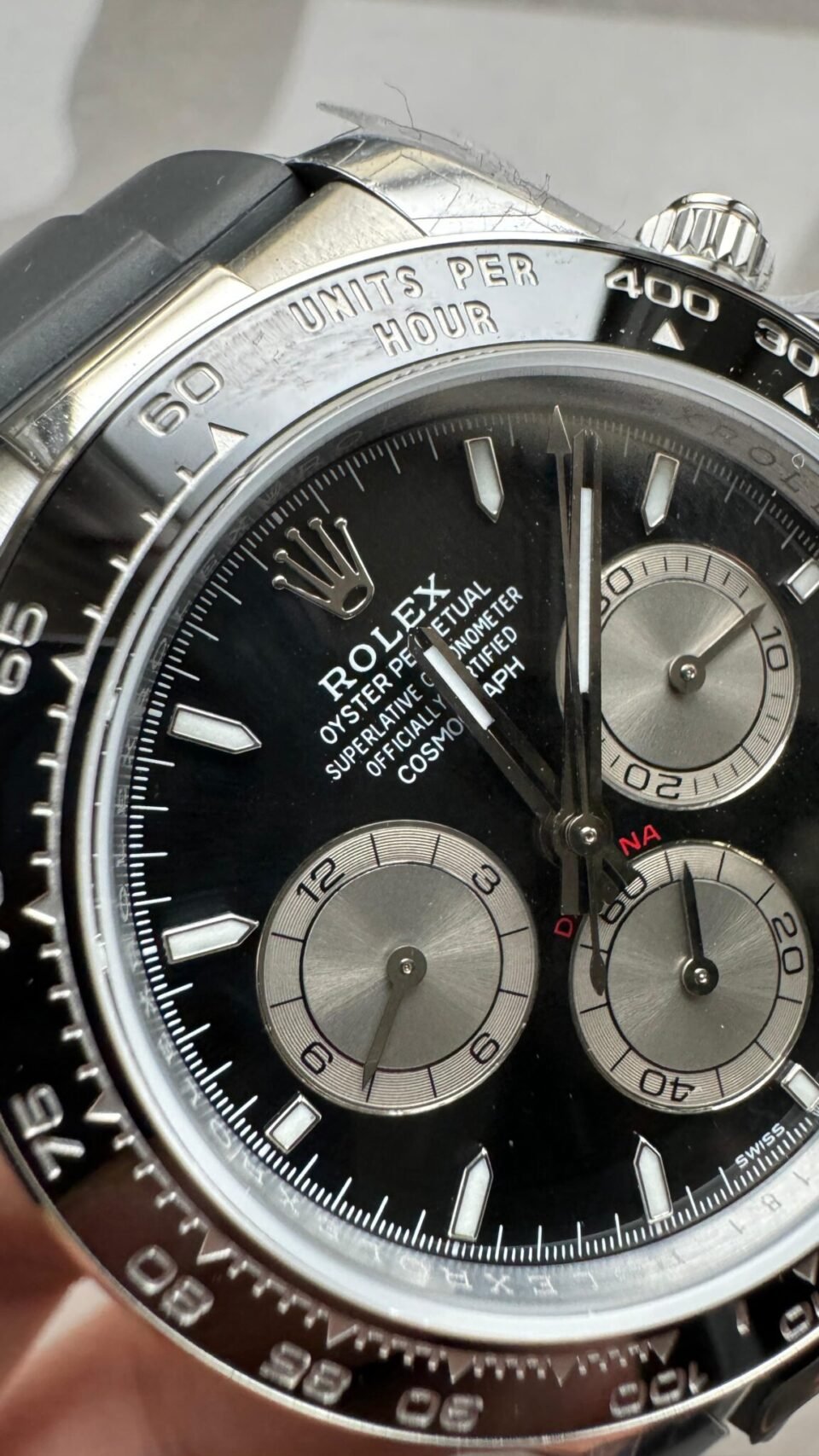 2023 Daytona 126500 QF 1:1 Best Edition 904L Steel Black Dial on SS Braclet SA4131 - Image 4