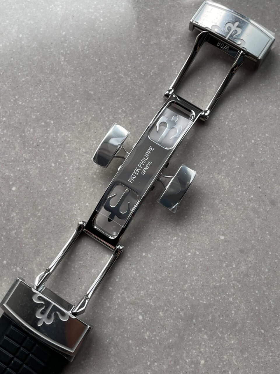 Aquanaut 5167 SS 3KF Best Edition Gray Dial on Black Rubber Strap A324 Super Clone V2 - Image 12