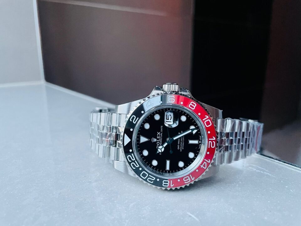 GMT Master II 16710 GMF V5 COLA 904L SS 1:1 RED BLACK Bezel Best Edition on Jubilee Bracelet - Image 9