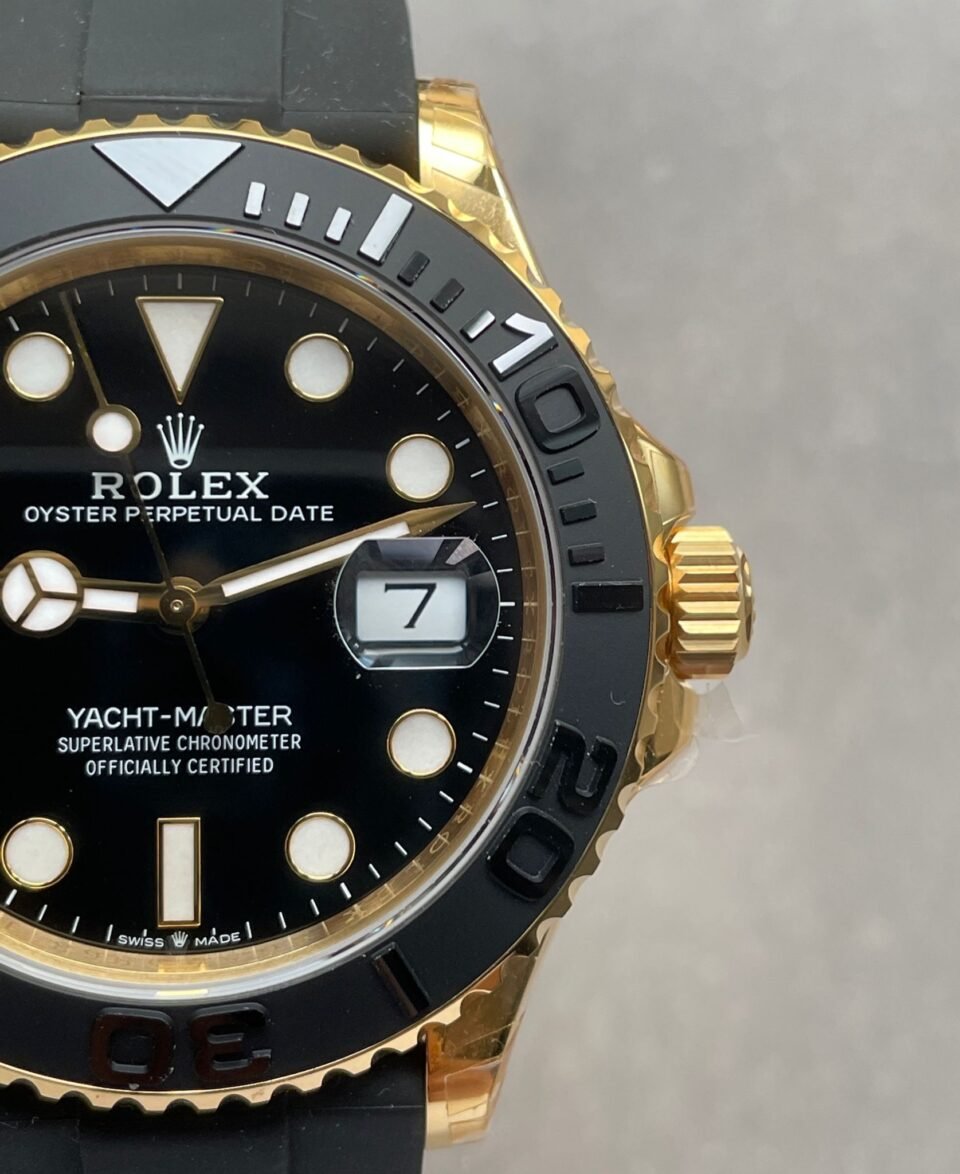 Yacht-Master 42mm 226658 VSF 1:1 Best Edition 3D Black Ceramic Bezel on Black Rubber Strap VS3235 - Image 5