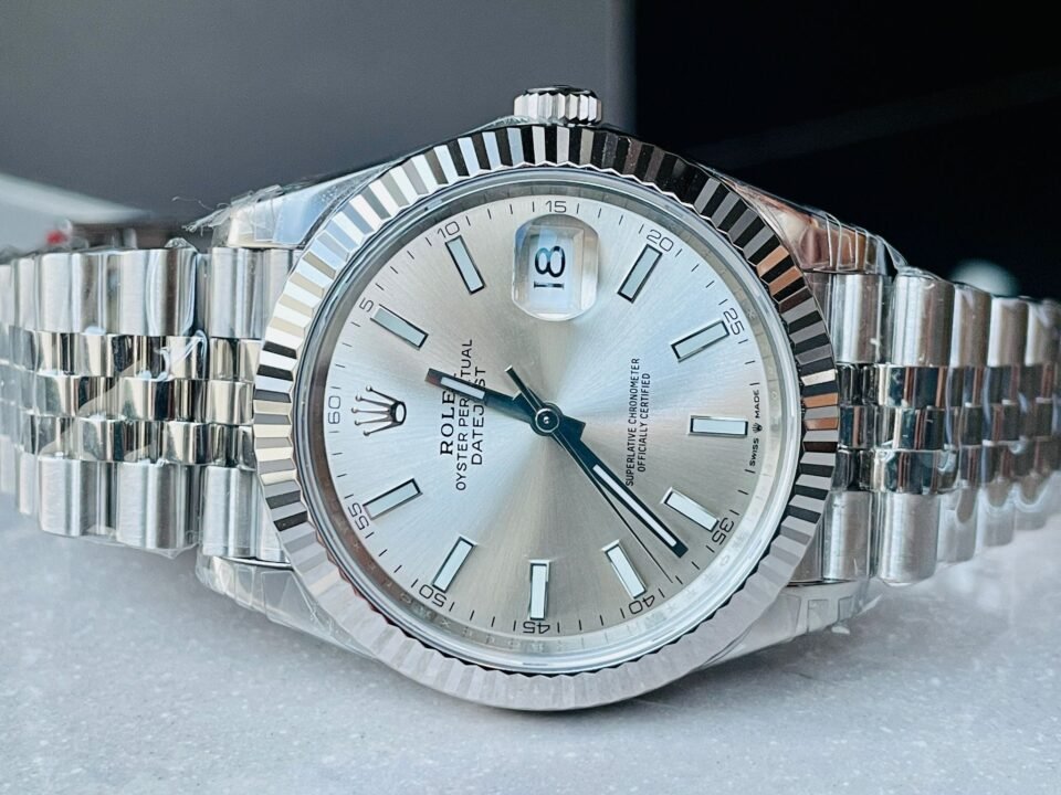 DateJust 41 SS VS Factory 1:1 Best Edition 904L Steel Silver Dial on SS Jubilee bracelet - Image 2