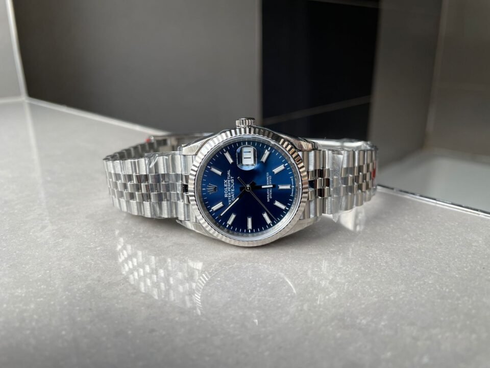 DateJust 36 SS 116234 VSF 1:1 Best Edition 904L Steel Blue Dial on Jubilee Bracelet VS3235 - Image 3