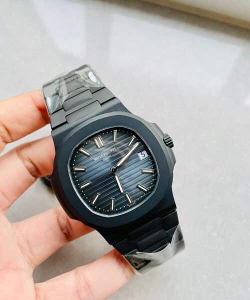 Nautilus 5711 ppf 1:1 Best Edition Black Dial on Black Bracelet A324 V2