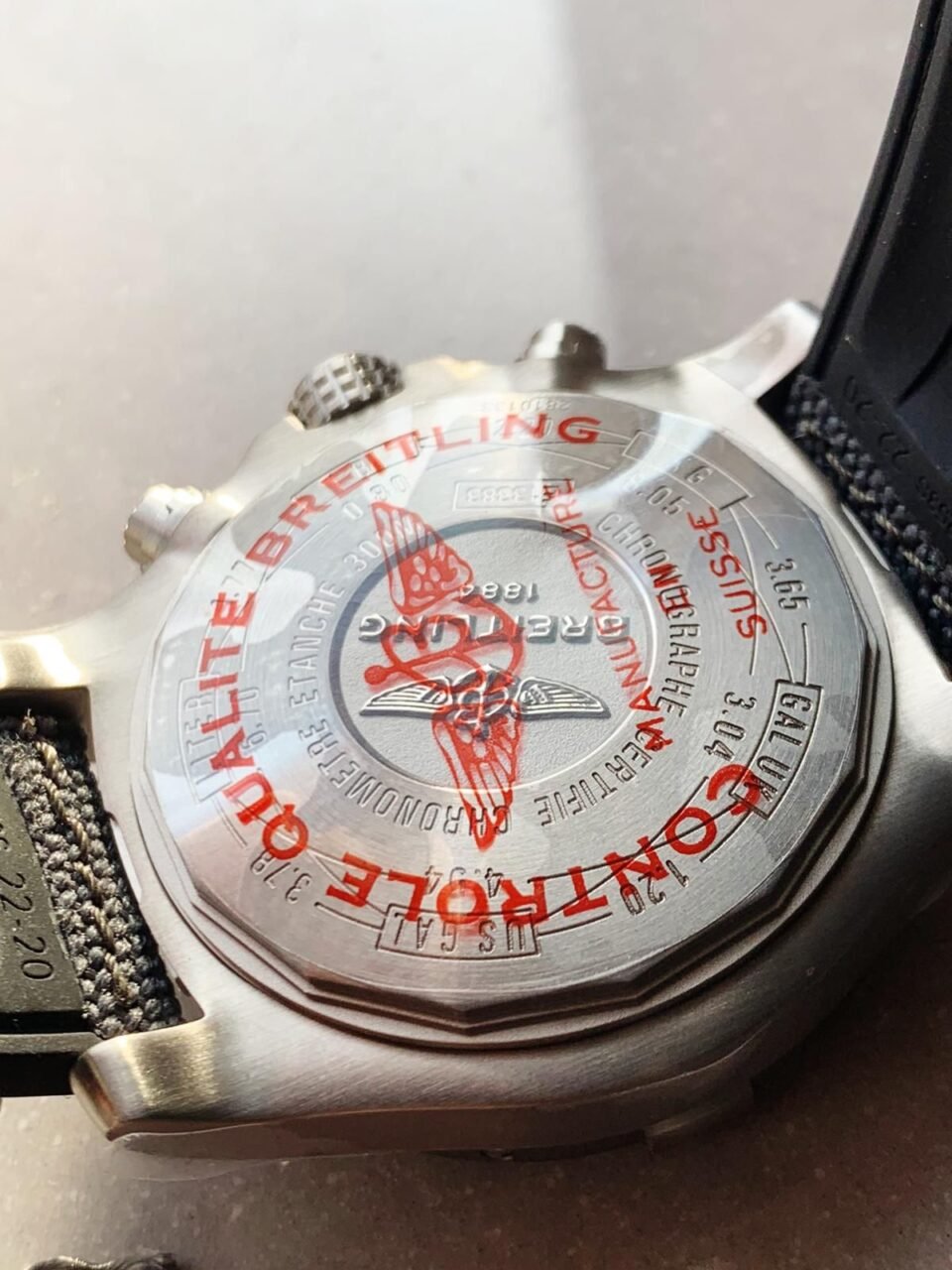 Avenger Bandit Titanium GF 1:1 Best Edition Gray Dial on Gray Nylon Strap A7750 - Image 12