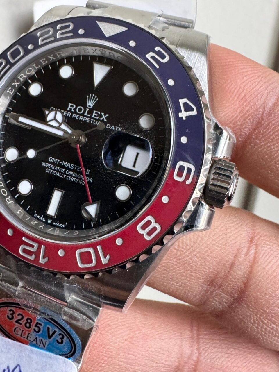GMT-Master II 126710 BLRO Blue/Red PEPSI Ceramic Clean Factory Best Edition on Oyster Bracelet DD3285 CHS GMT Master - Image 5