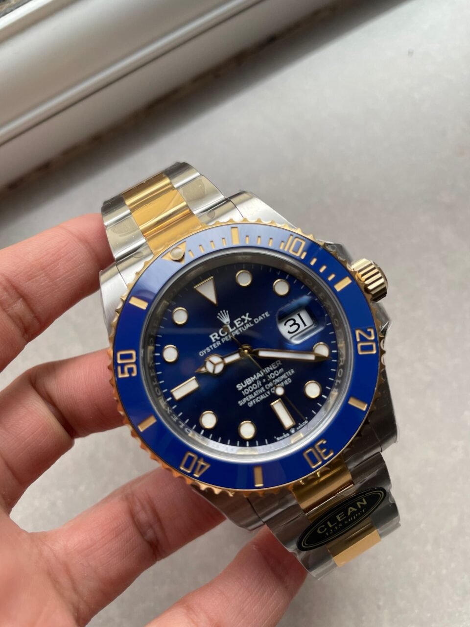 Submariner 126613LB Bluesy 904L YG/SS Blue Dial on YG/SS Bracelet CLEAN VR3235 - Image 3