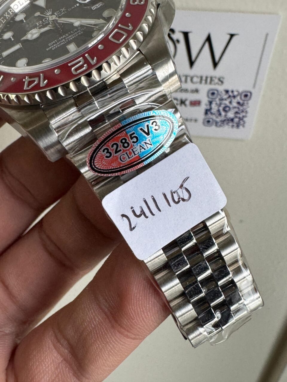 GMT-Master II 126710 BLRO PEPSI Blue/Red Ceramic Clean Factory Best Edition on Jubilee Bracelet DD3285 CHS - Image 7