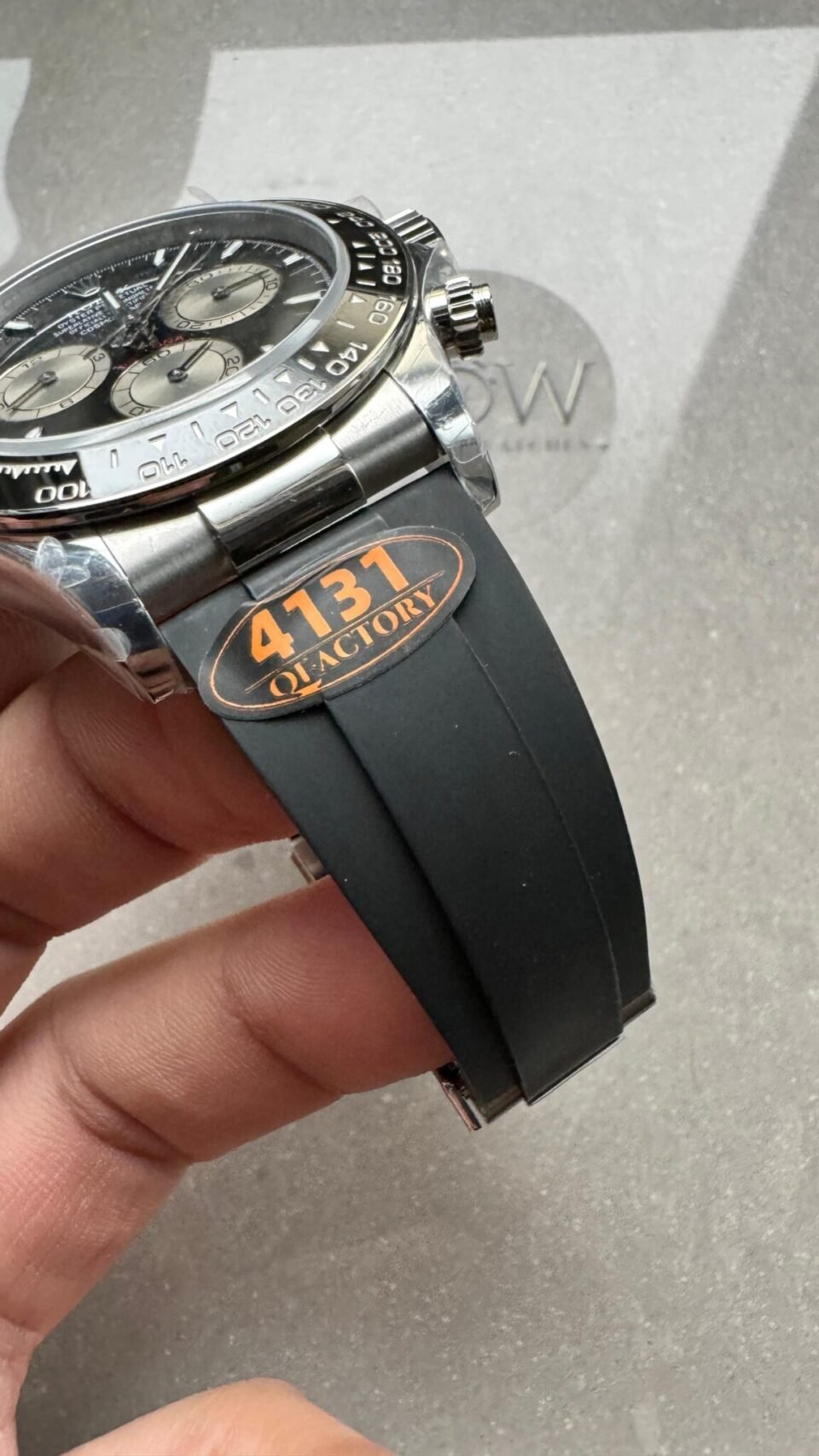 2023 Daytona 126500 QF 1:1 Best Edition 904L Steel Black Dial on SS Braclet SA4131 - Image 5