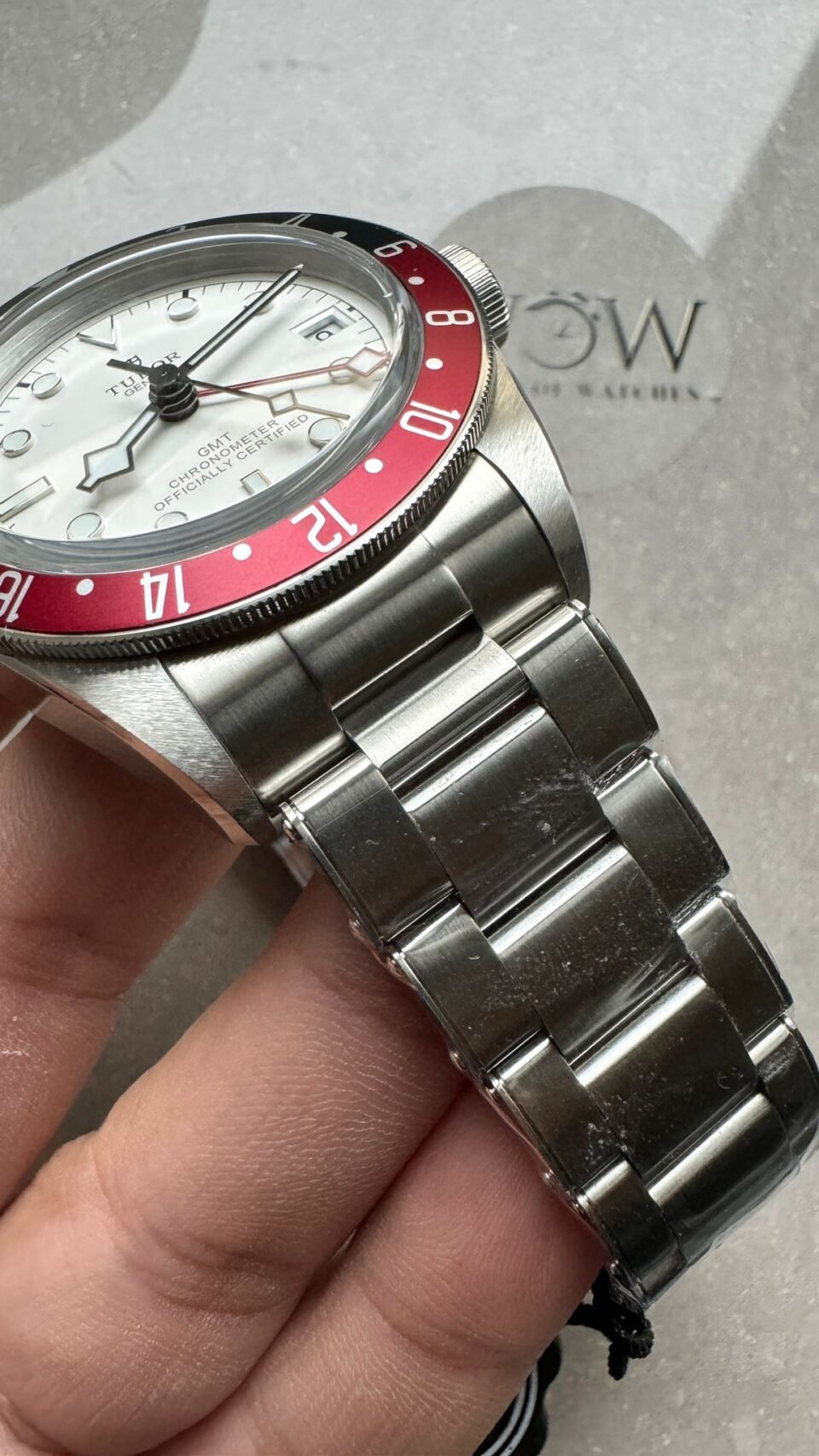 ZF Black Bay M79830RB-0010 GMT Baselworld Pepsi Bezel ZF 1:1 Best Edition White Dial on SS Bracelet A2836 - Image 7