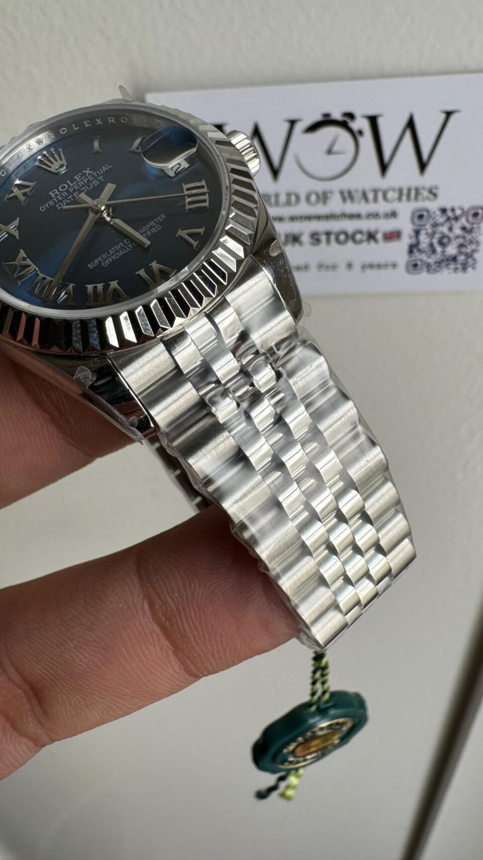 Datejust 31mm SS WF Best edition 904L Steel Blue dial Roman markers - Image 5
