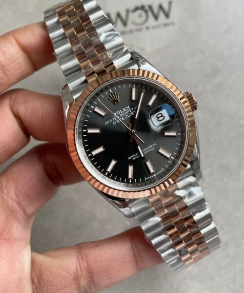 DateJust 36 SS 116231 VSF 1:1 Best Edition 904L Steel Gray Stick Dial on Jubilee Bracelet VS3235