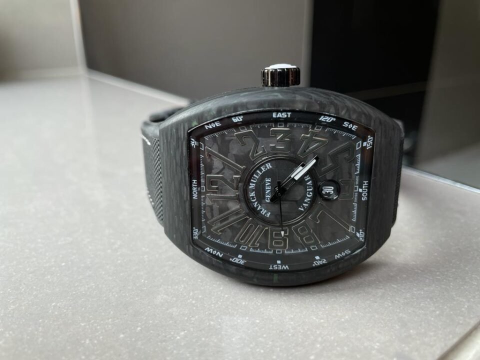 Vanguard Automatic Carbon Black/Green Carbon Dial on Black Nylon/Rubber Strap NH35A - Image 2