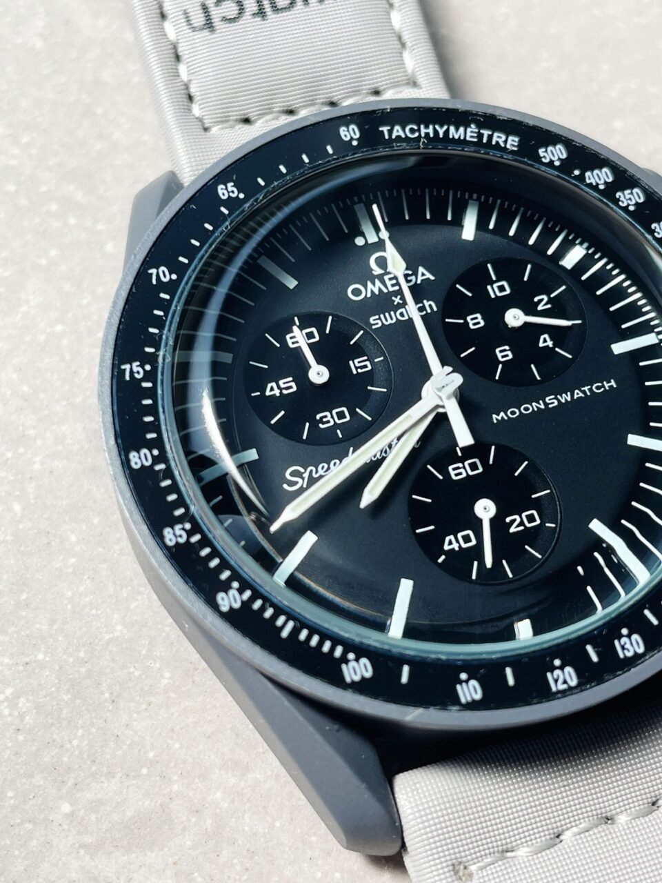 MoonSwatch “mission to mercury” Swiss quartz movement AAA Bioceramic bezel - Image 3