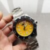 Superocean Automatic 44 TF 1:1 Best Edition Yellow Dial Black Bezel on SS Strap A2824