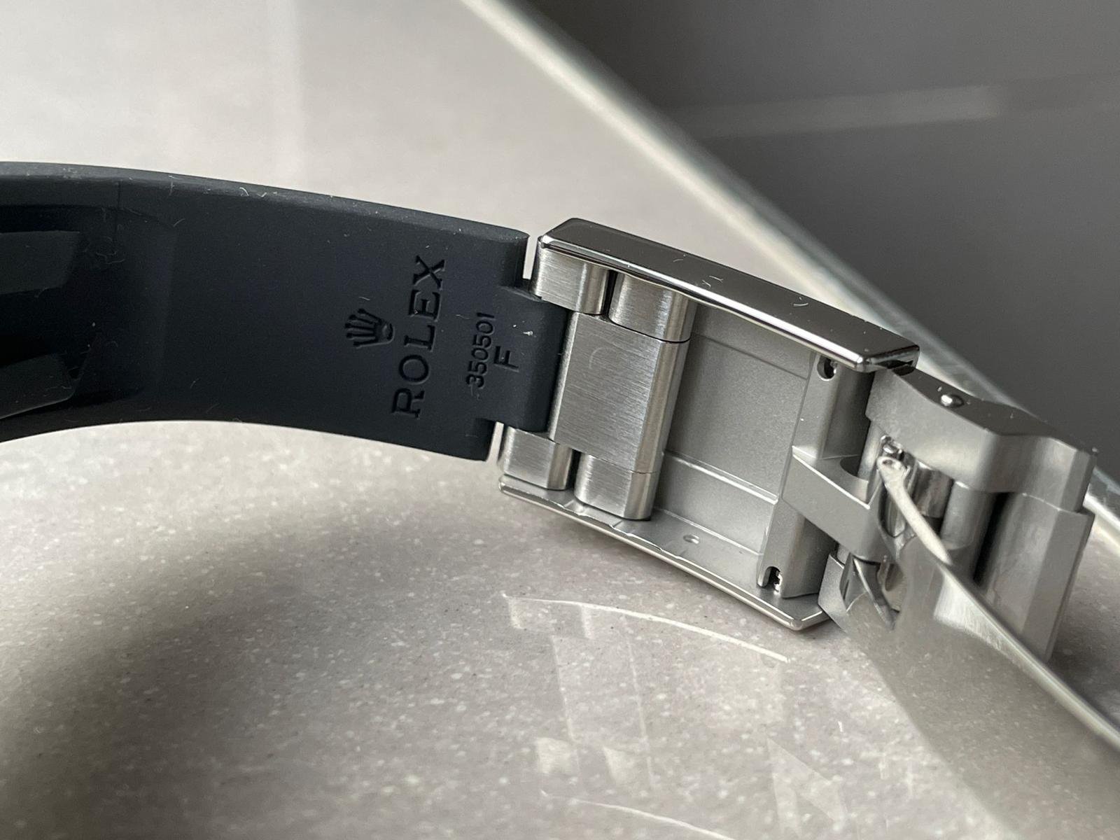 Daytona SS116500LN BTF Best Black Dial Diamond Markers On Rubber Strap A4130 - Image 16