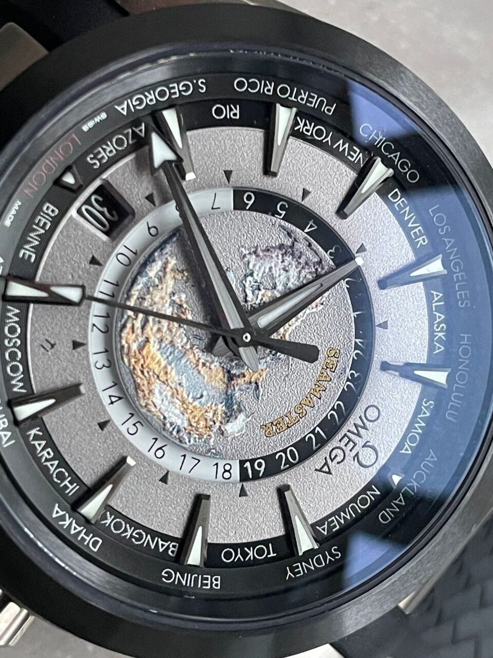 Aqua Terra 150M 43mm 24 Ti VSF 1:1 Best Edition Gray Dial on Black Rubber Strap A8938 - Image 6