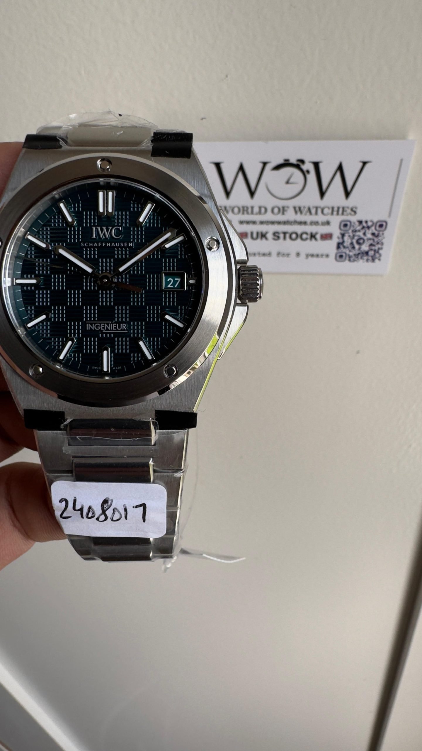 Ingenieur IW328903 SS V7F 1:1 Best Edition Green Dial on SS Bracelet A2892 - Image 5