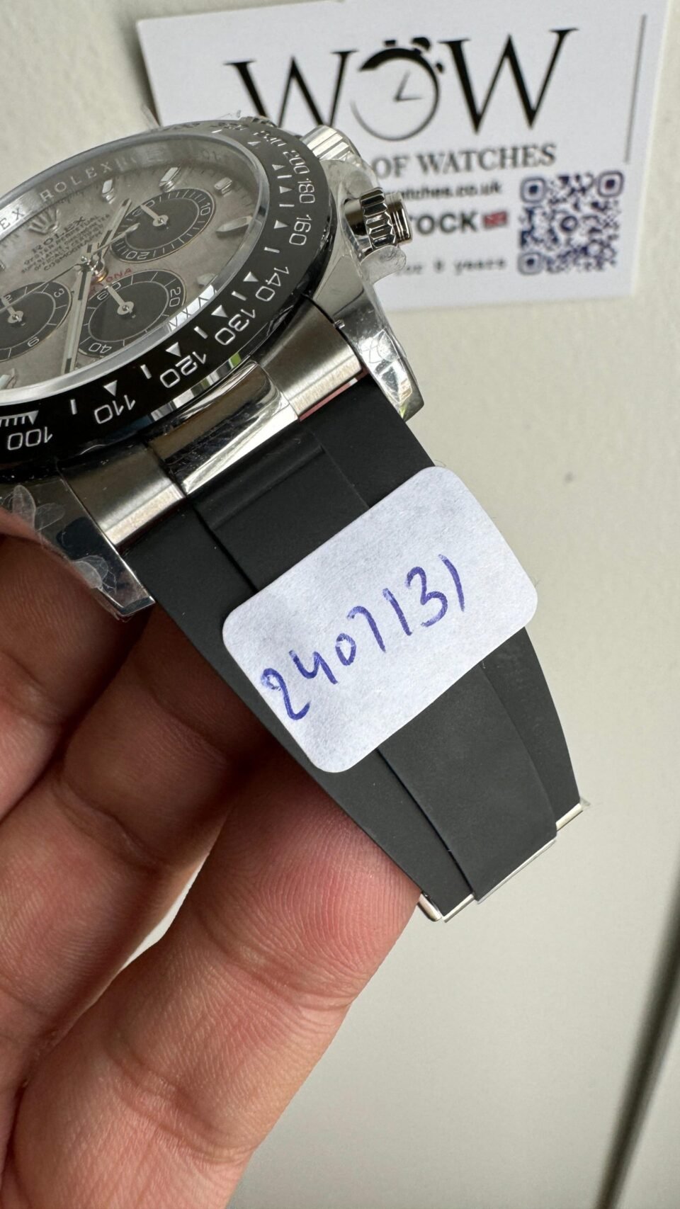 Daytona 116519 QF 1:1 Best Edition Meteorite Dial on Oysterflex Strap SH4130 V3 (Gain Weight) - Image 8