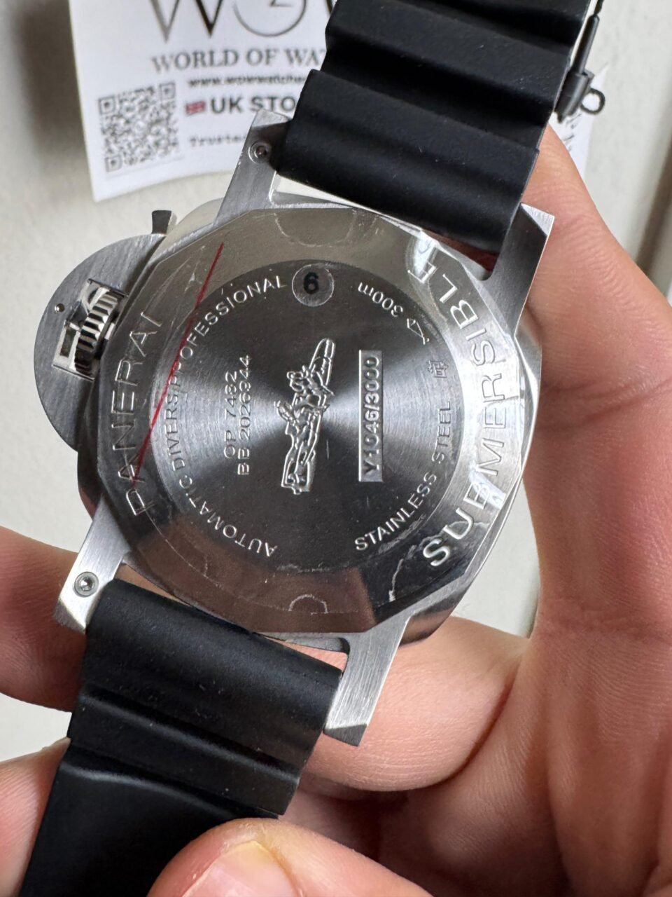 PAM1229 Y VSF 1:1 Best Edition Black Dial on Black Rubber Strap P900 - Image 8
