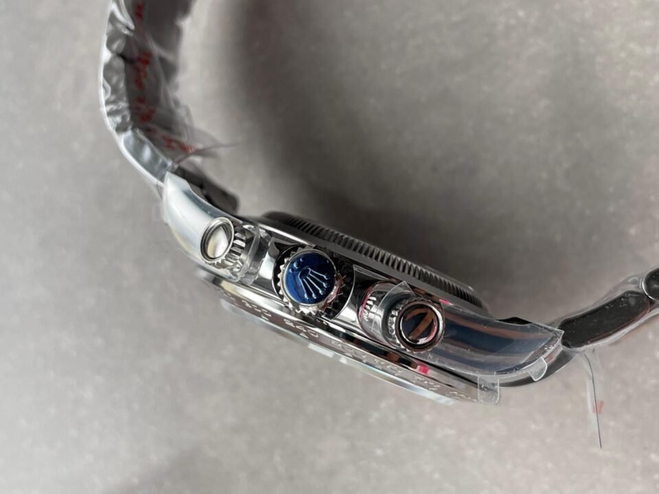 Daytona 116506 904L SS Ice Blue Dial with open Back on SS Bracelet QF V2 Asia 4130 - Image 8