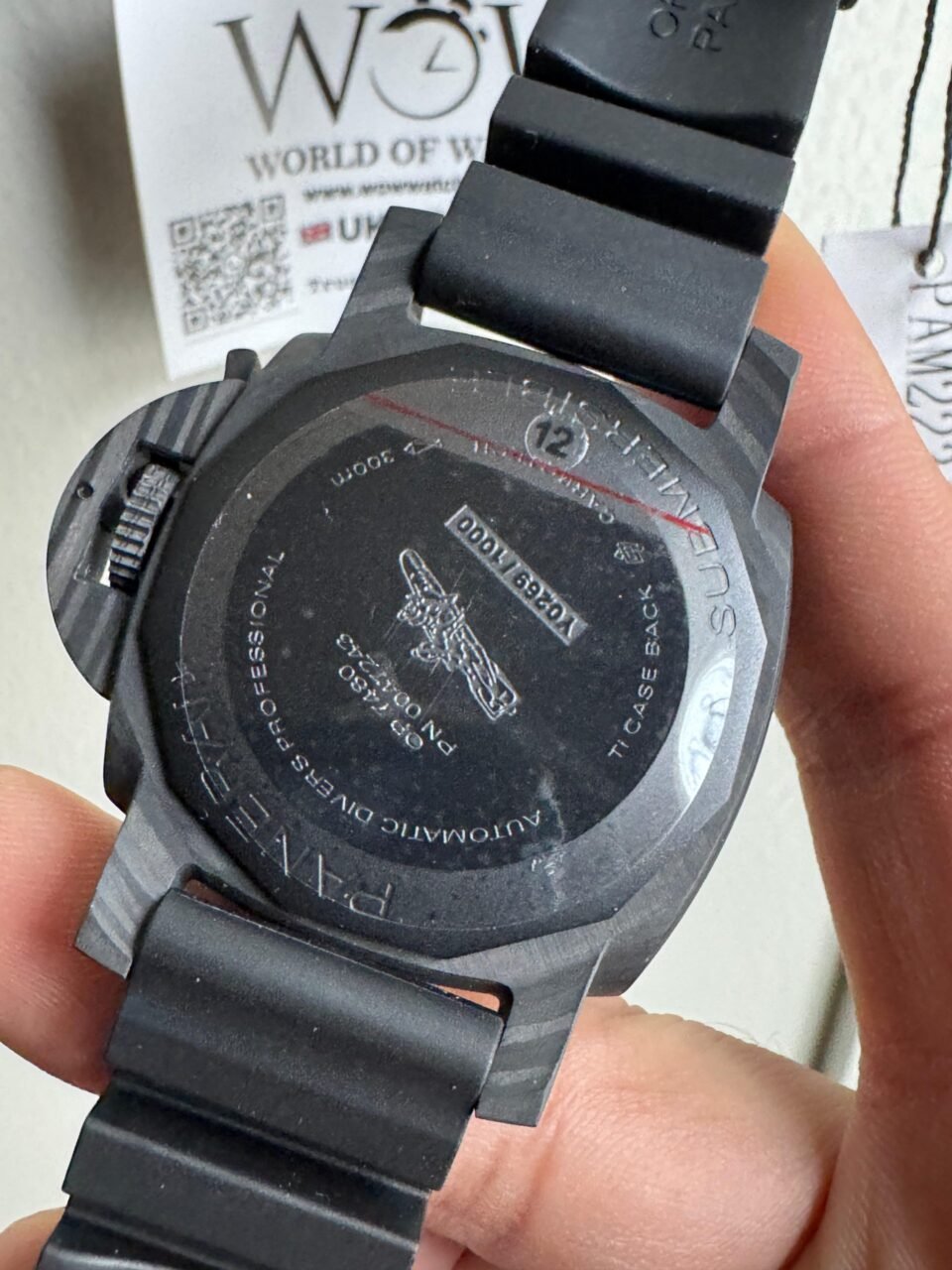 PAM2231 Carbotech 42mm VSF Best Edition Black Dial on Black Rubber Strap P.900 - Image 10