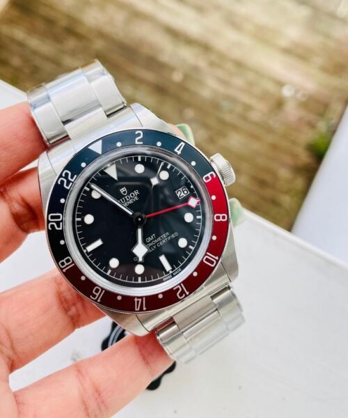 Black Bay GMT Baselworld 2018 Pepsi Blue/Red Bezel ZF 1:1 Best Edition Black Dial on SS Bracelet A2836