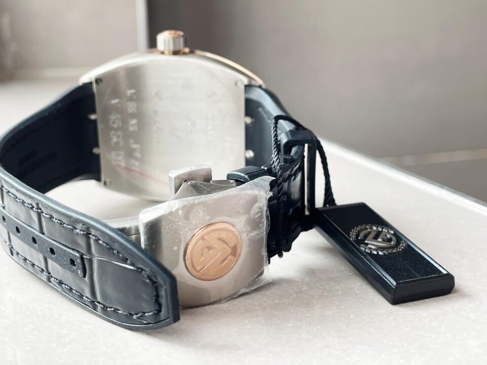 Vanguard V45 Titanium ZF 1:1 Best Edition Gray Dial on Broiwn Rubber Strap MIYOTA 9015 - Image 12