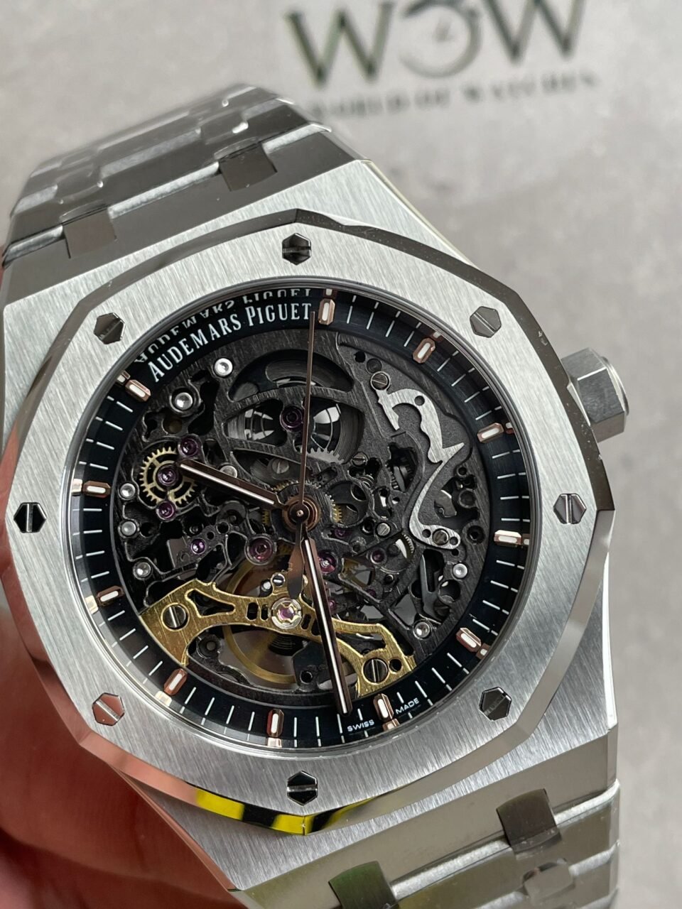 Royal Oak 41mm Openworked 15407 SS APSF 1:1 Best Edition on SS Bracelet A3132 - Image 5