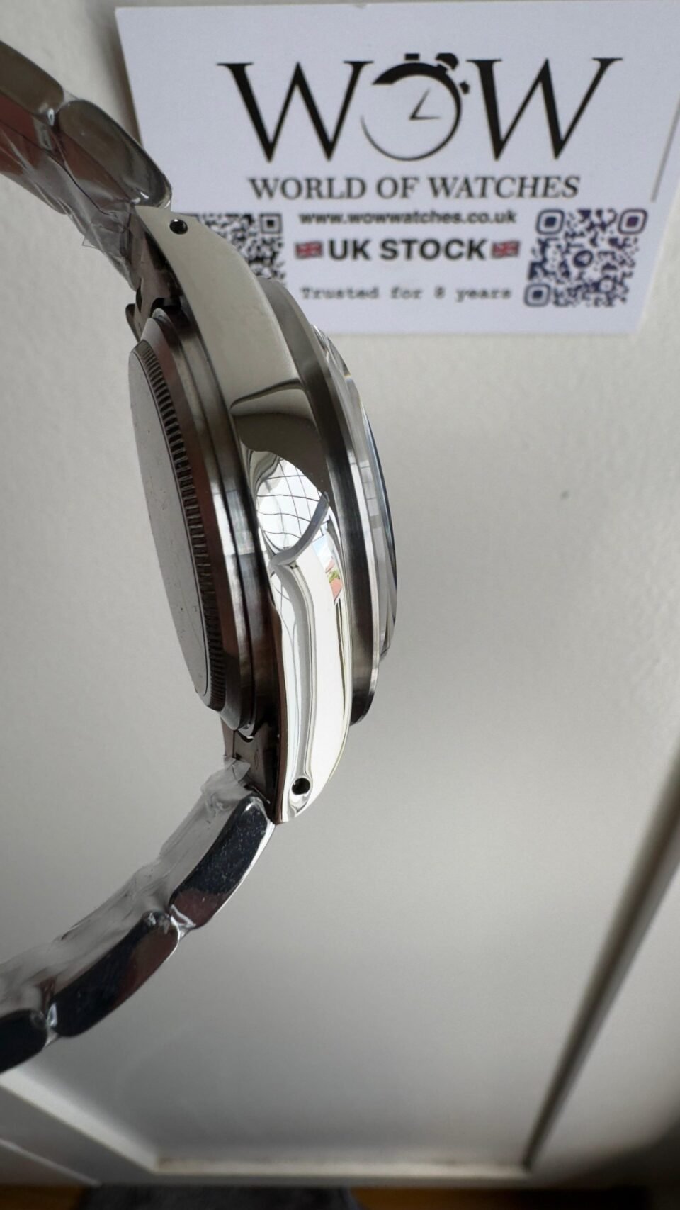 Daytona 6263 SS JKF Best Edition Black Dial White Subdials Black Tachymeter Bezel on SS Bracelet Venus 75 - Image 7