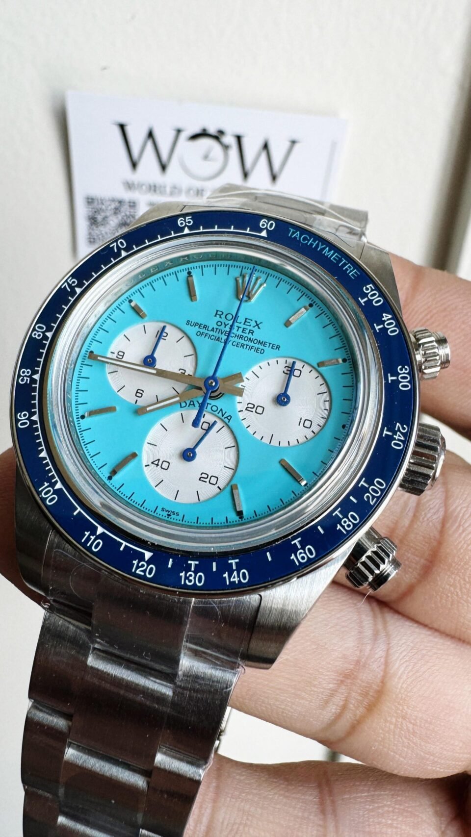 Daytona SS ADGF Best Edition Ice Blue Dial on SS Bracelet SA4130 - Image 6