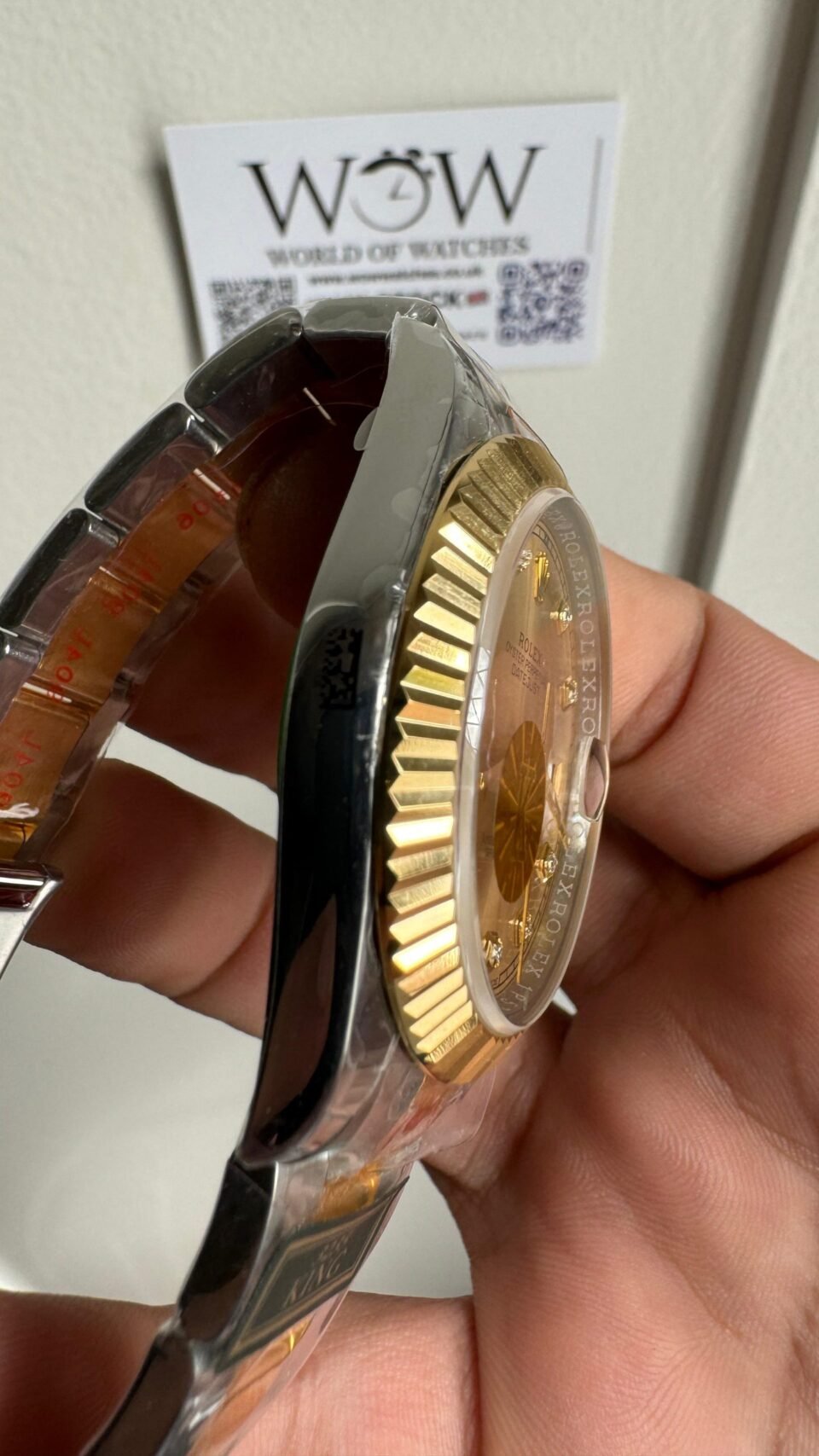DateJust 41 126331 Fluted Bezel KING 1:1 Best Edition 904L Steel Yellow Diamonds Dial on oyster Bracelet VR3235 - Image 7