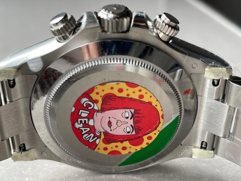 Daytona 116506 50th Anniversary Clean 1:1 Best Edition Ice Blue Dial Lume Markers on SS Bracelet SA4130 V2 - Image 8
