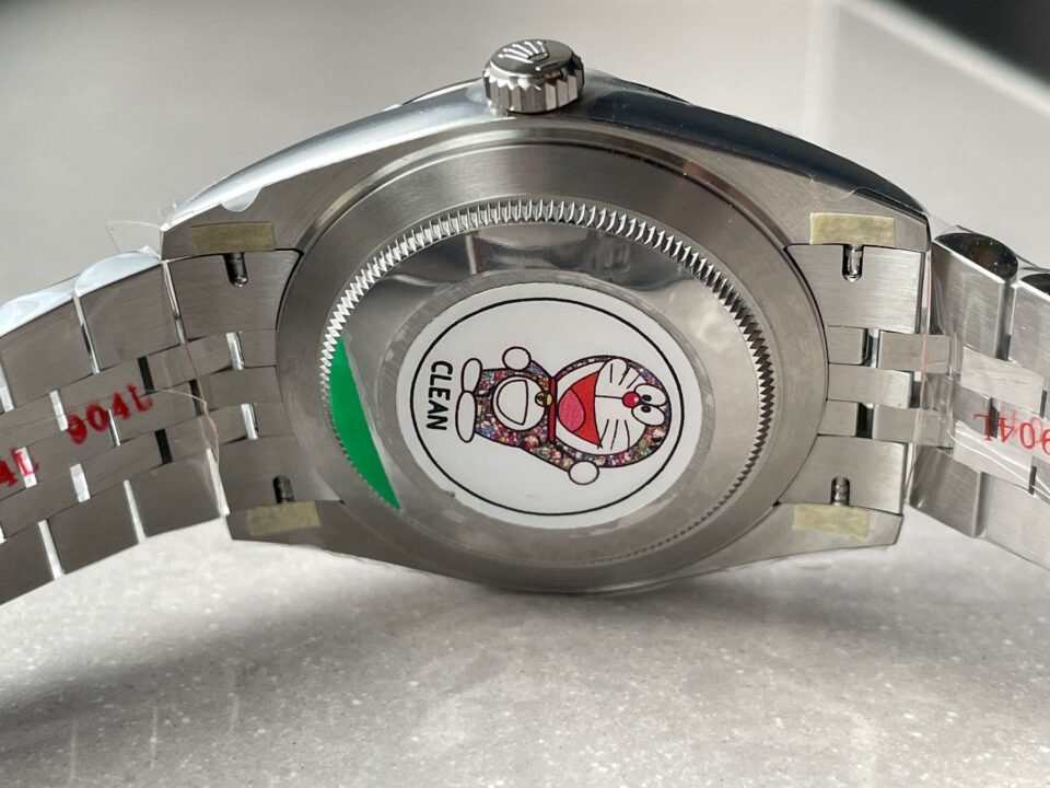 DateJust Men "wimbledon"SS Grey textured Dial Roman Markers with Jubilee Bracelet - Image 11