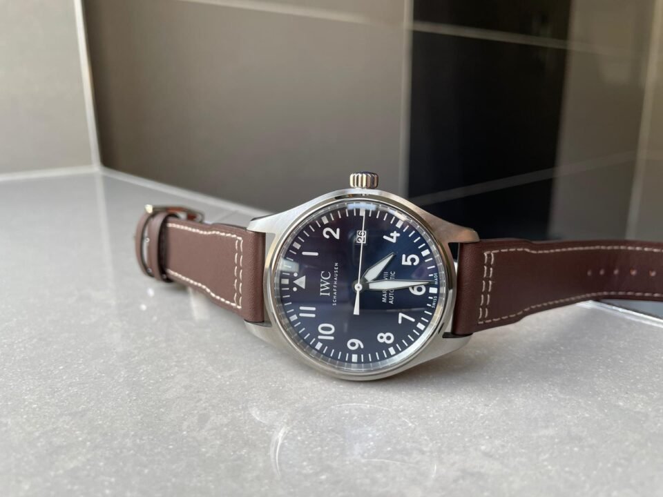 MARK XVIII Le Petit Prince IW327003 SS FKF 1:1 Best Edition Brown Dial On Brown Leather Strap - Image 5
