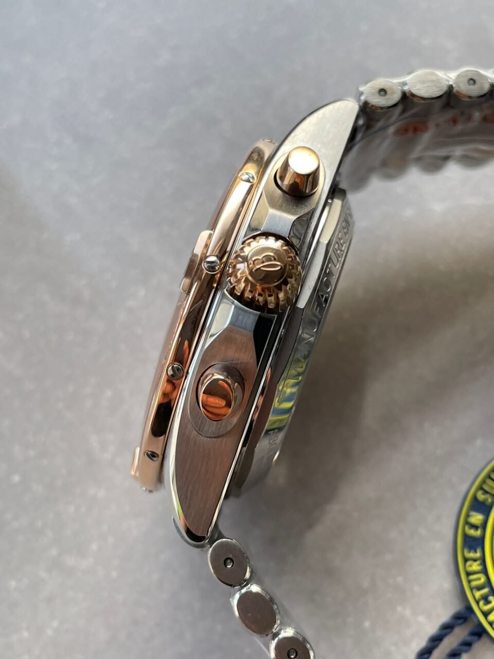Chronomat Two Tone Bracelet Watch GF Factory 7750 movement - Image 10